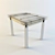 Foldable Dining Table: Convenient and Stylish 3D model small image 1