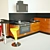 Modern Kitchen Set 3D model small image 1