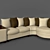 Modular Multico Sofa by POHJANMAAN (280cm) 3D model small image 1