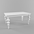 Astor Table: Perfect Size, Stunning Mapping 3D model small image 1