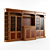 Italian-inspired Wall Cabinets: Materials & Textures 3D model small image 1