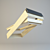 Velux Mansard Window: Easy-Open, Durable Design 3D model small image 1