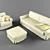 Elegant Comfort: Jab Furniture Laura 3D model small image 1