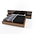 Sleek 05 Platform Bed: Ideanova 3D model small image 1