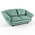 Elegant NIERI Sofa 3D model small image 1