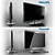 Sleek LED & Plasma TVs: Philips & Panasonic 3D model small image 1