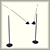 Elegant Floor Lamp 3D model small image 1