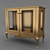 Luxury Golden Bathroom Commode 3D model small image 1