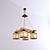 Elegant Crystal Chandelier 3D model small image 1