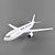 Airbus A300-2: Sleek and Reliable 3D model small image 1