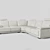 Modern Corner Sofa 3D model small image 1