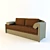 Anderssen Hagen - Textured Sofa Bed 3D model small image 1