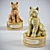 Playful Kitty Figurine 3D model small image 1