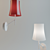 Elegant Foscarini Birdie Lamp 3D model small image 1