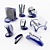 Versatile Desktop Accessories Kit 3D model small image 1