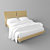 Luxury Italian Europeo Bed 3D model small image 1