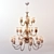 Custom Order Three Tier Sylcom Chandelier 3D model small image 1