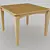 Porada Tablo: Italian Cherry Wood Lacquered Modern Table 3D model small image 1