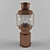 Copper Outdoor Pillar Luminaire 3D model small image 1