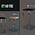 Modern Bar Stool by Ar-tre 3D model small image 1