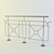 Sturdy Fence - 2200х1100(h) 3D model small image 1