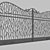 Elegance in Iron: Forged Gates 3D model small image 1