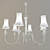 Elegant Crystal Chandelier 3D model small image 1