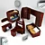 Diva Corner Office Set 3D model small image 1