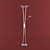 Eglo Xana Steel Chrome Floor Lamp 3D model small image 1