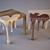 Elegant Fusion: Solid Wood Tables 3D model small image 1