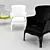 Modern Pasha Armchair: Tradition Redefined 3D model small image 1