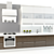 Contemporary Kitchen: Sleek Appliances & Designer Decor 3D model small image 1
