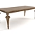 Vintage Milton Dining Table 3D model small image 1
