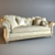 Elegant Catherine Classic Sofa 3D model small image 1