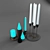 Elegant Moxalto Candles 3D model small image 1