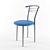 Title: Elegant Suede Chair 3D model small image 1