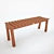 Calista Bench: Modern, Stylish, and Functional 3D model small image 1