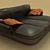 Modern Chaise Lounge with Luxurious Textures 3D model small image 1