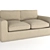 Curations Limited Mons Upholstered Sofa 3D model small image 1