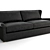 Winslow Leather & Wool Sofa 3D model small image 1