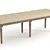 Elegant French Louis Bench 3D model small image 1