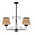 Elegant Italian Chandelier: L'Arte Luce 3D model small image 1