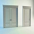 Modernized Durable Entry Door 3D model small image 1