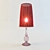 BEBY La Femme 7700L01 - Elegant Red Table Lamp 3D model small image 1