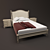 Elegant Perla Bed with Nightstands 3D model small image 1