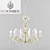 Elegant Crystal Chandelier by Schonbek 3D model small image 1