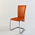 Modern Orange Chair 3D model small image 1