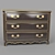 Modern Wooden Chest of Drawers 3D model small image 1