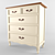 Timeless Elegance Dresser 3D model small image 1