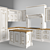 Elegant Athena Kitchen Set 3D model small image 1